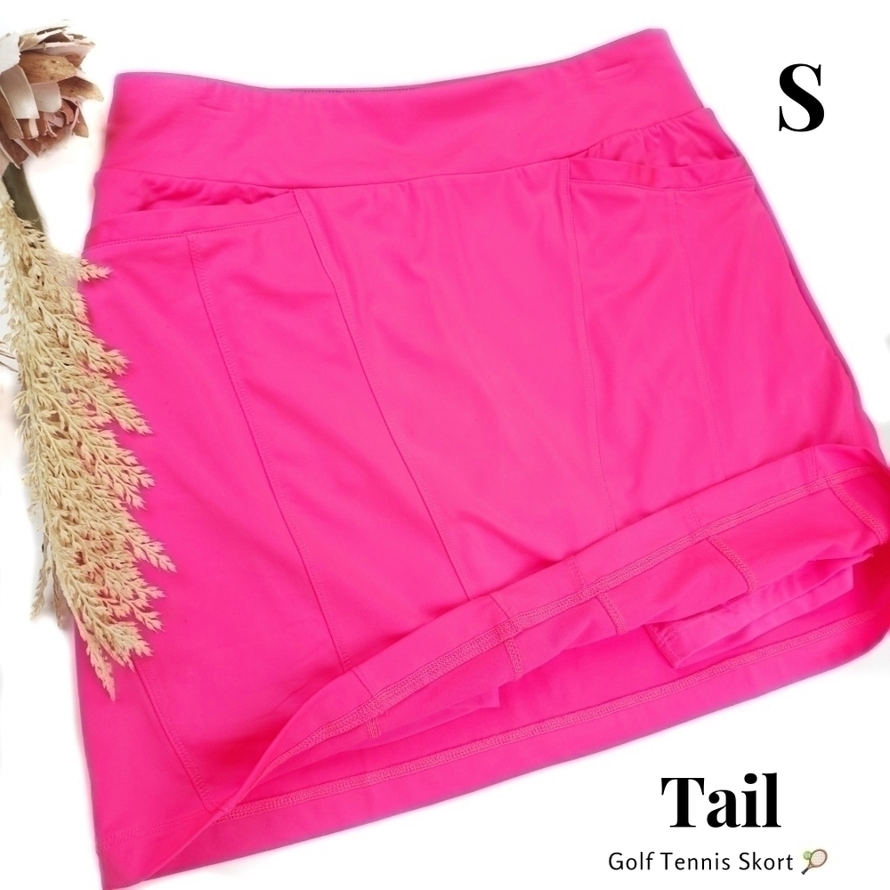 TAIL Bright Coral Golf Tennis Skort Sz S